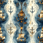 Anchors & Wheels Wallpaper