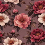 Antique Blossom Harmony Wallpaper