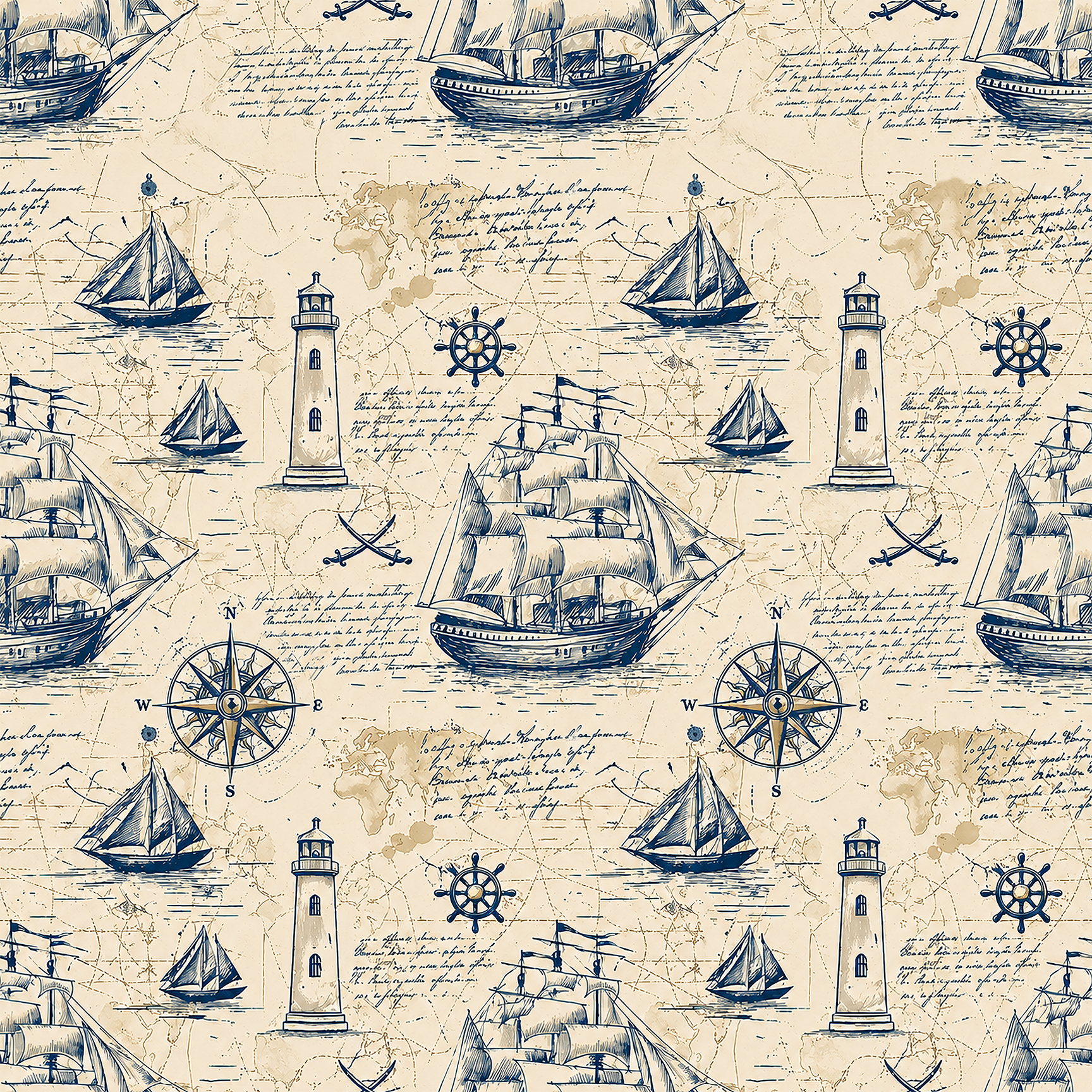 Atlas Map Vintage Wallpaper