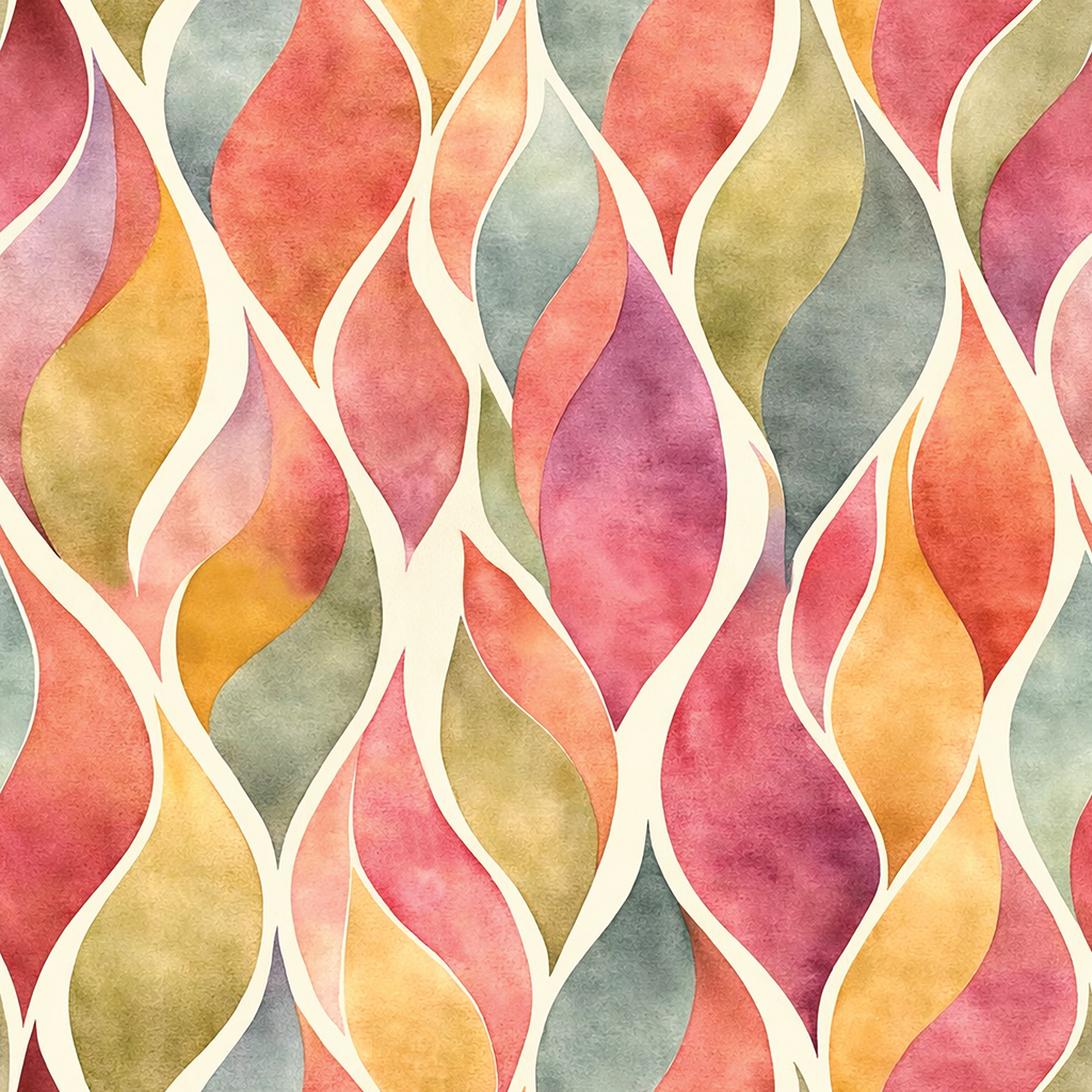 Autumn Silk Leaves Wallpaper