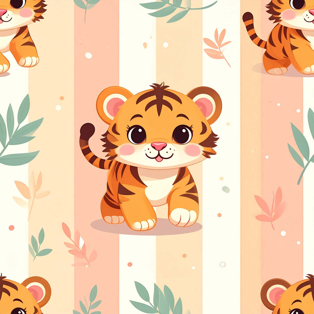 Baby Tiger Stripes Wallpaper