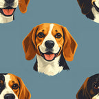 Beagle Smiles - Bold Canine Wallpaper