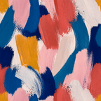 Black Ink Brush Strokes Wallpaper