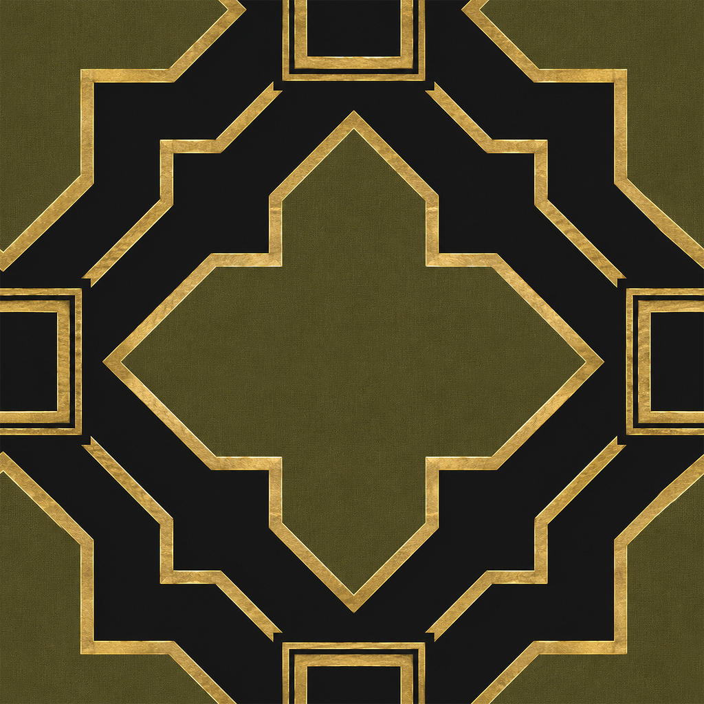 Black Olive Grid Wallpaper