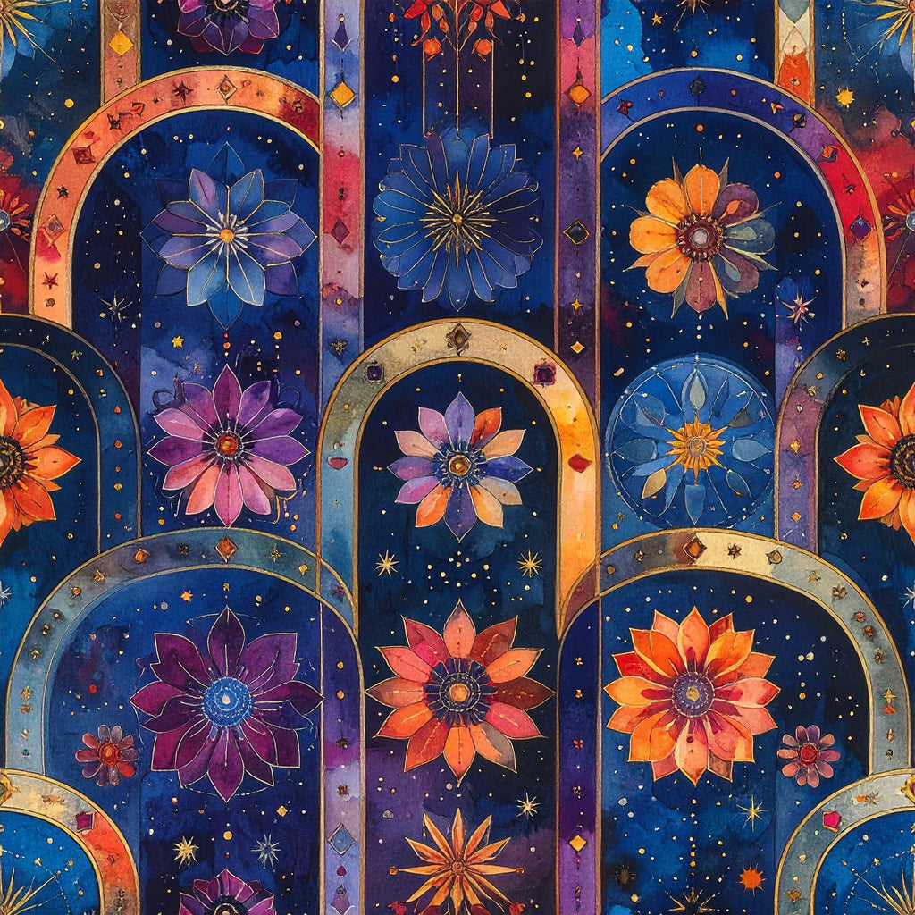 Moonlit Garden Wallpaper