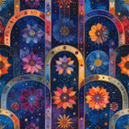 Moonlit Garden Wallpaper