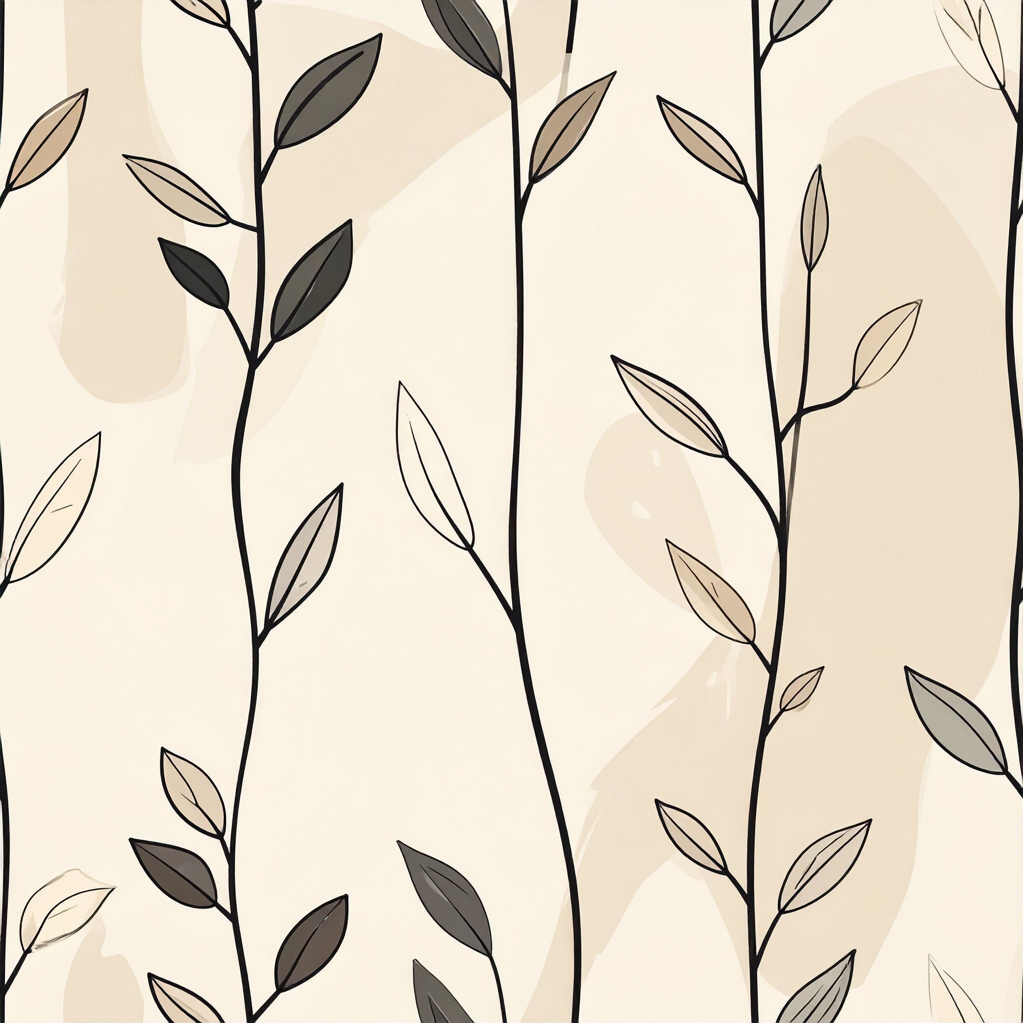 Breathing Vine Columns Wallpaper