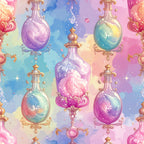 Candy Potion Laboratory Wallpaper
