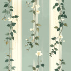 Cascading Botanical Vines Wallpaper