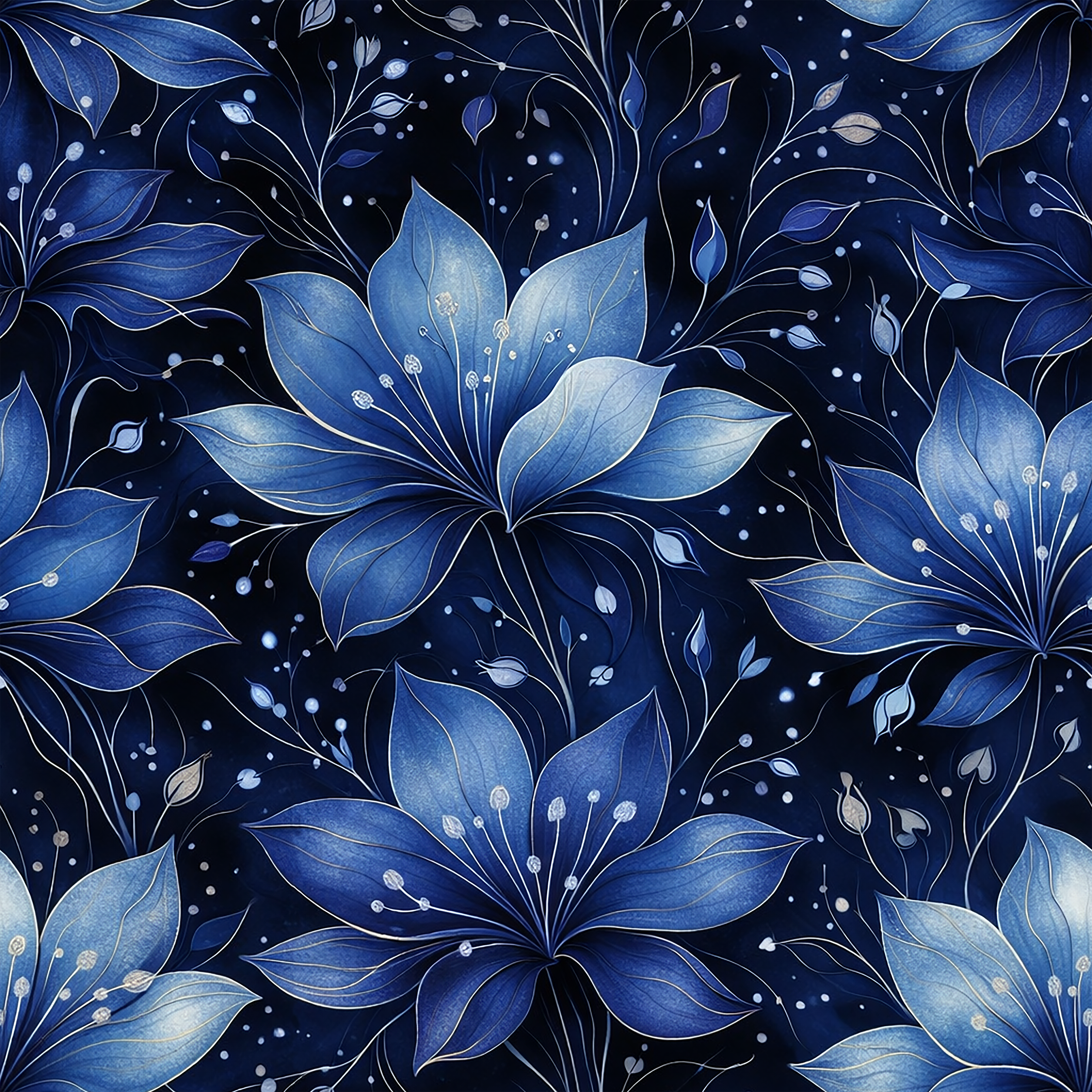 Celestial Azure Wallpaper