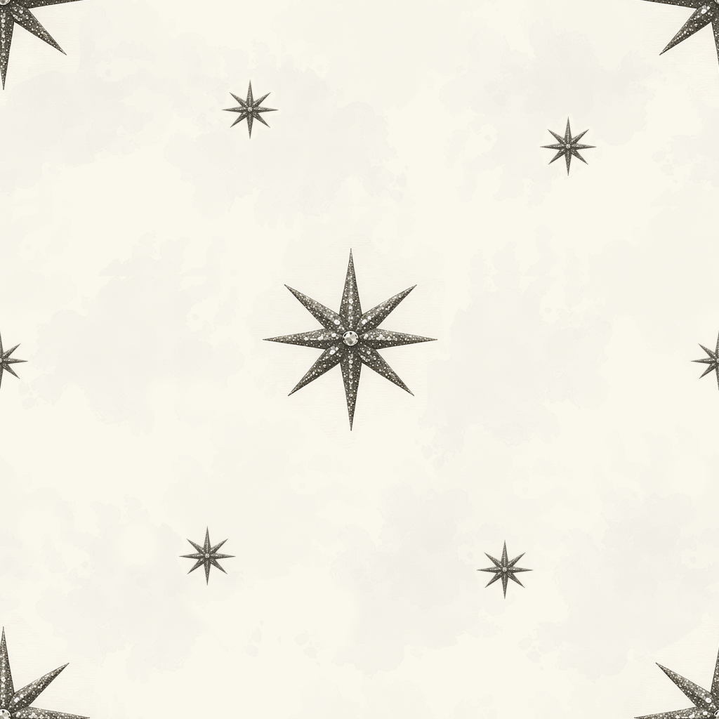 Celestial Gilded Stars Wallpaper