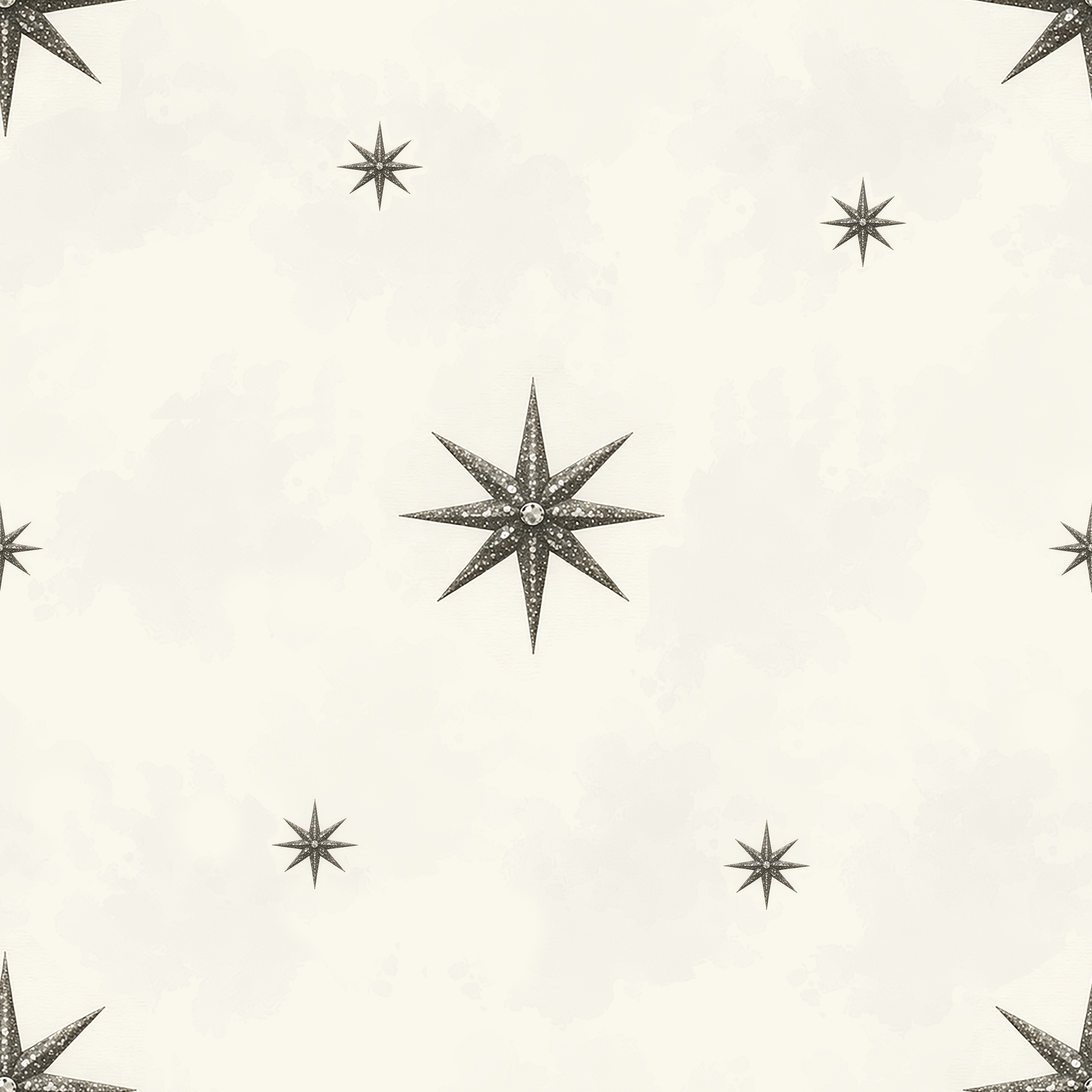 Celestial Gilded Stars Wallpaper