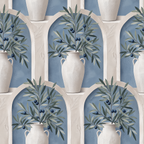 Chateau Plaster Cream Wallpaper