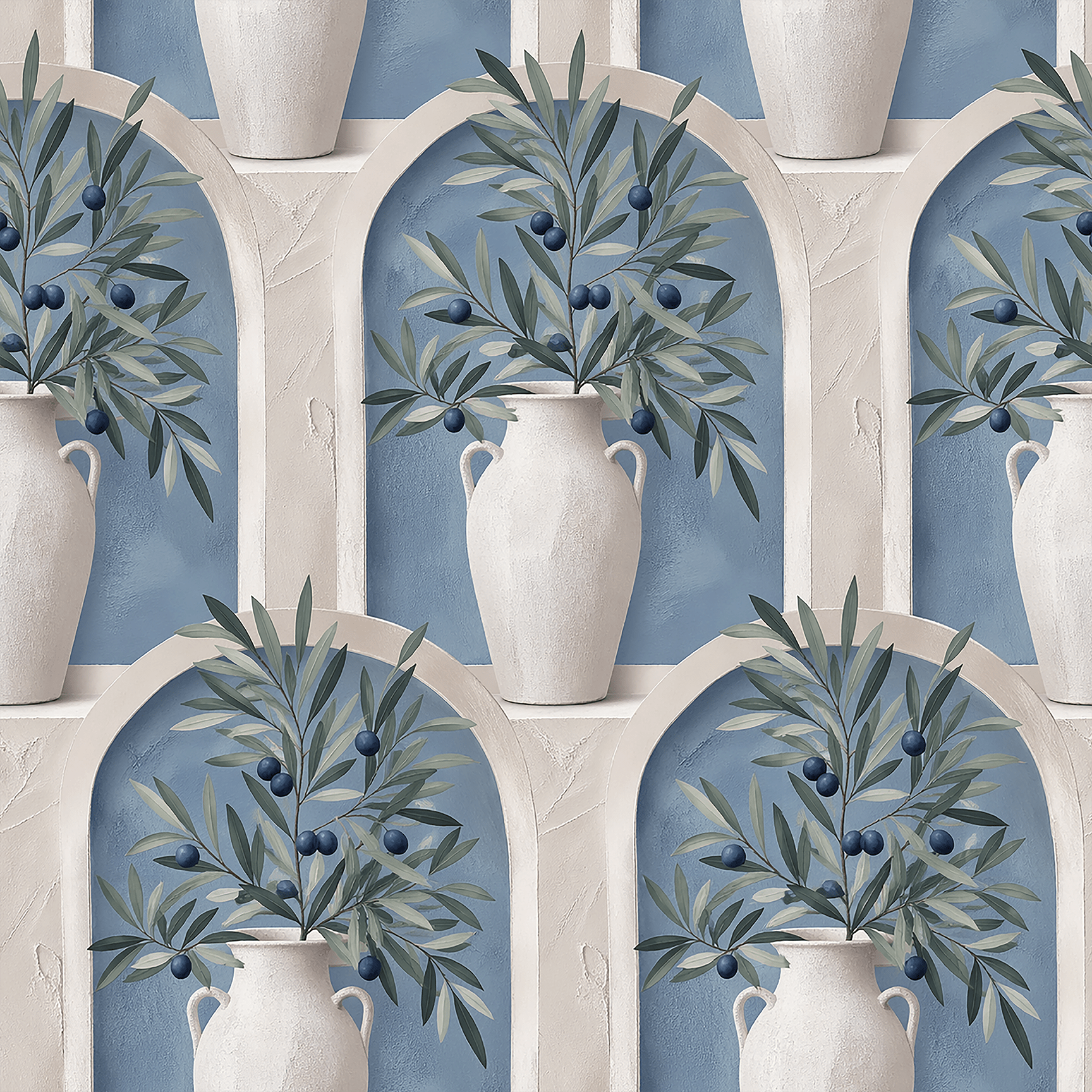 Chateau Plaster Cream Wallpaper Peel and Stick Wallpaper | Accent Haus
