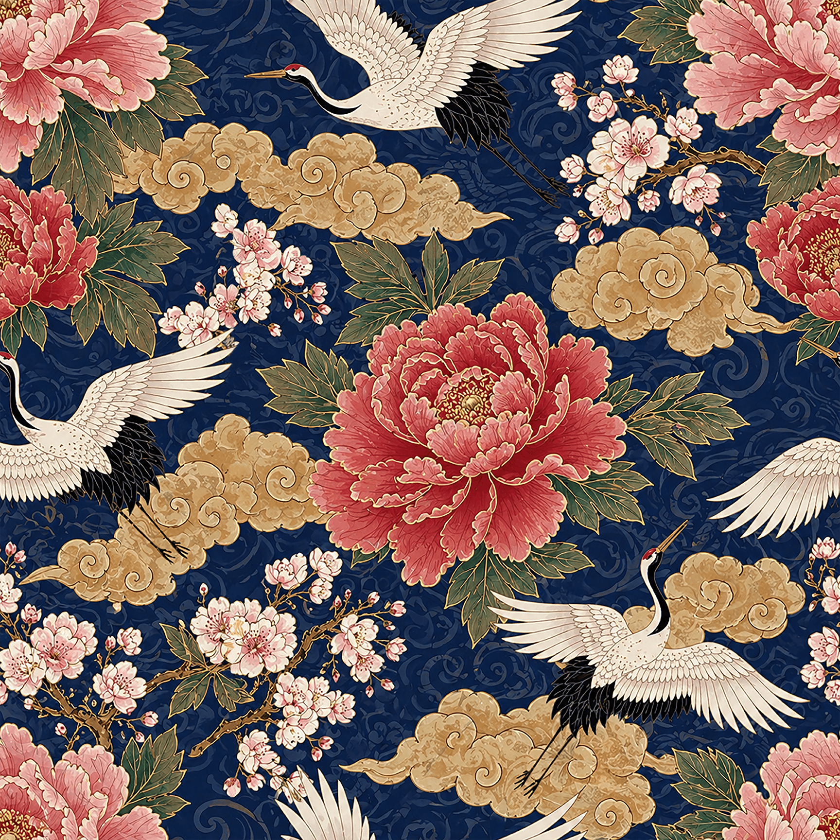 Chinoiserie Garden Scene Wallpaper Peel and Stick Wallpaper | Accent Haus