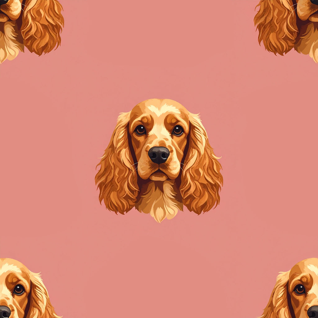 Cocker Spaniel - Flowing Fur Harmony Wallpaper