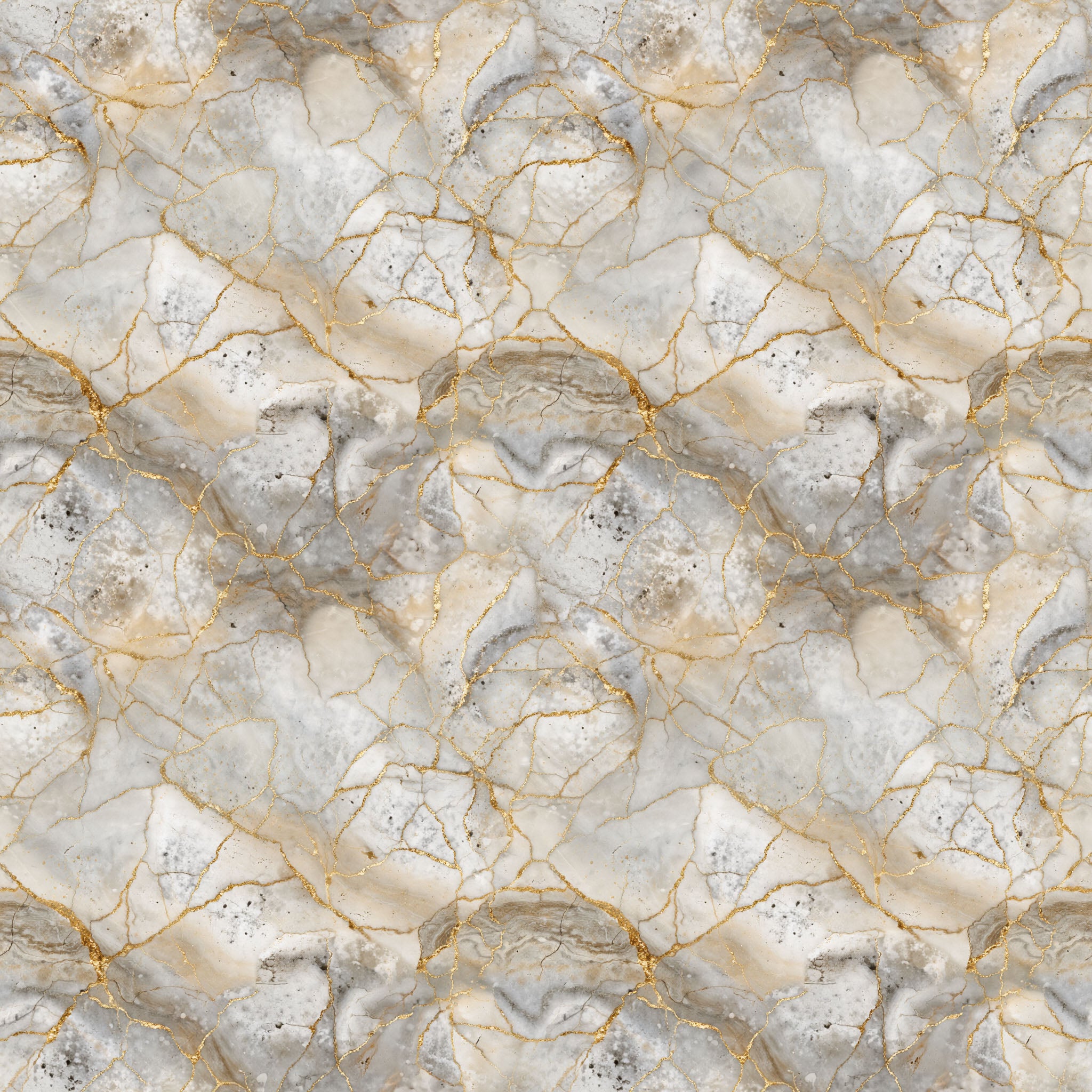 Kintsugi Stone Elegance Wallpaper