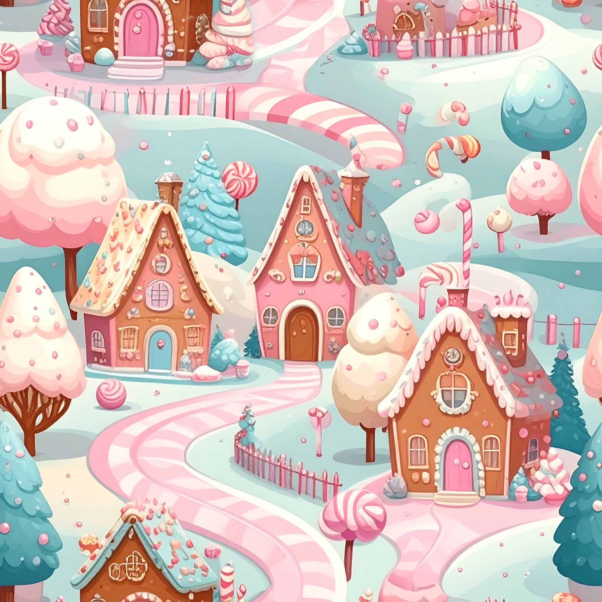 Cookie Kingdom Village Wallpaper
