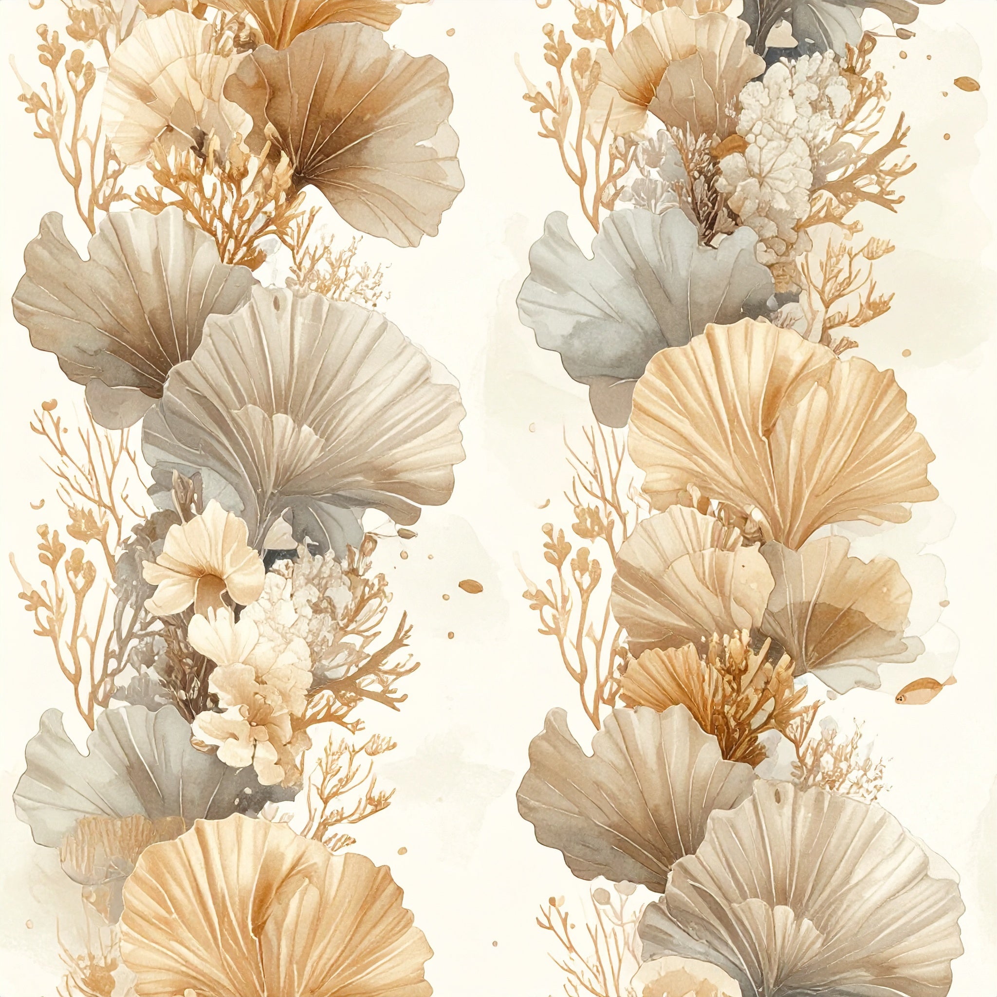 Coral Symphony Wallpaper Peel and Stick Wallpaper | Accent Haus