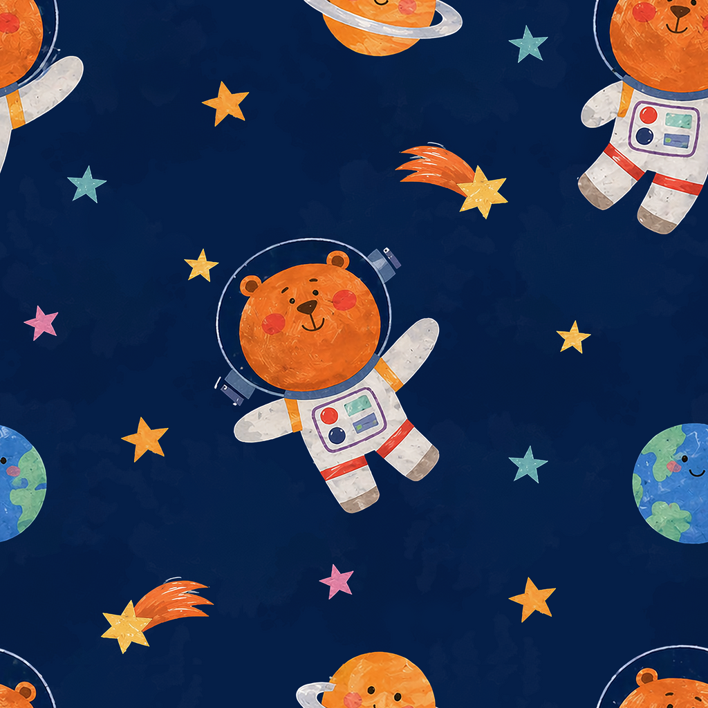Cosmic Cuddles Adventure Wallpaper