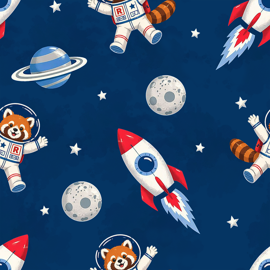Cosmic Panda Cadets Wallpaper