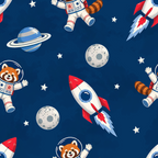 Cosmic Panda Cadets Wallpaper