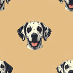 Dalmatian — Ink Spot Balance Field Wallpaper