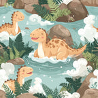 Dinosaur Hot Spring Valley Wallpaper