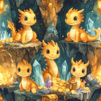 Dragon Treasure Cave Wallpaper