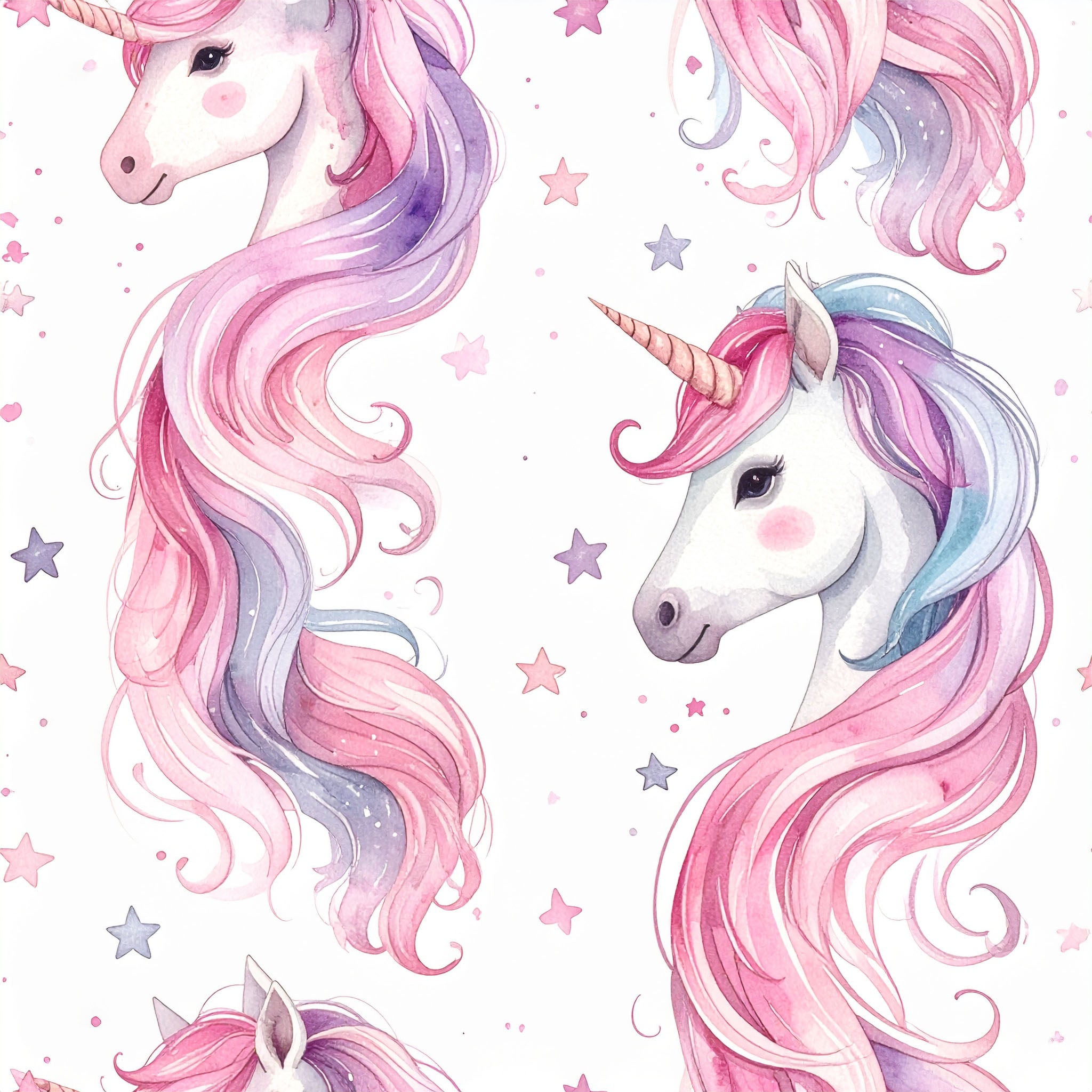 Dream Meadow Unicorns Wallpaper