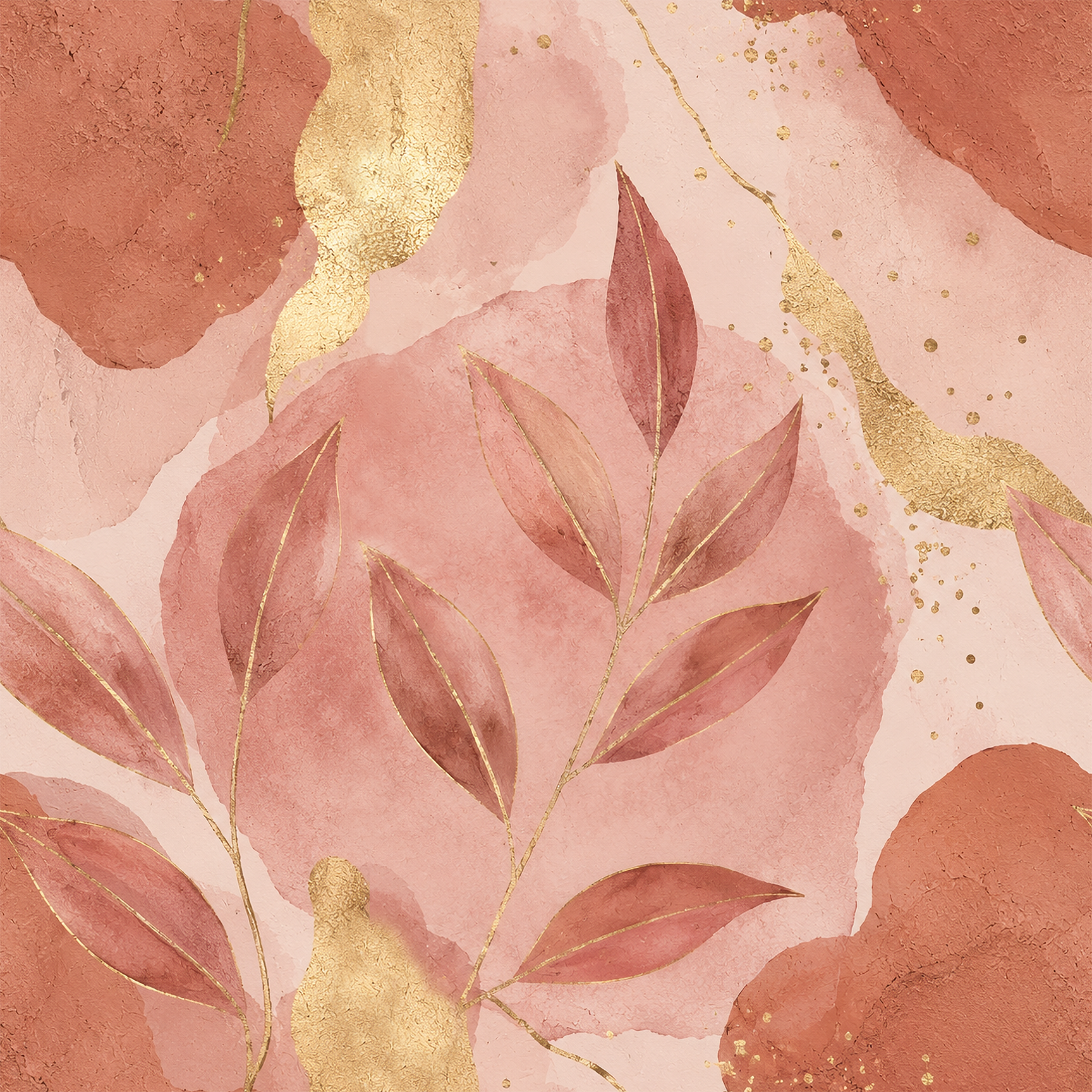 Dusty Rose Clay Wallpaper