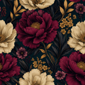 Eclipse Floral Wallpaper