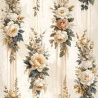 Floral Flowing Elegance Wallpaper