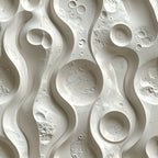 Embossed Lunar Currents Wallpaper