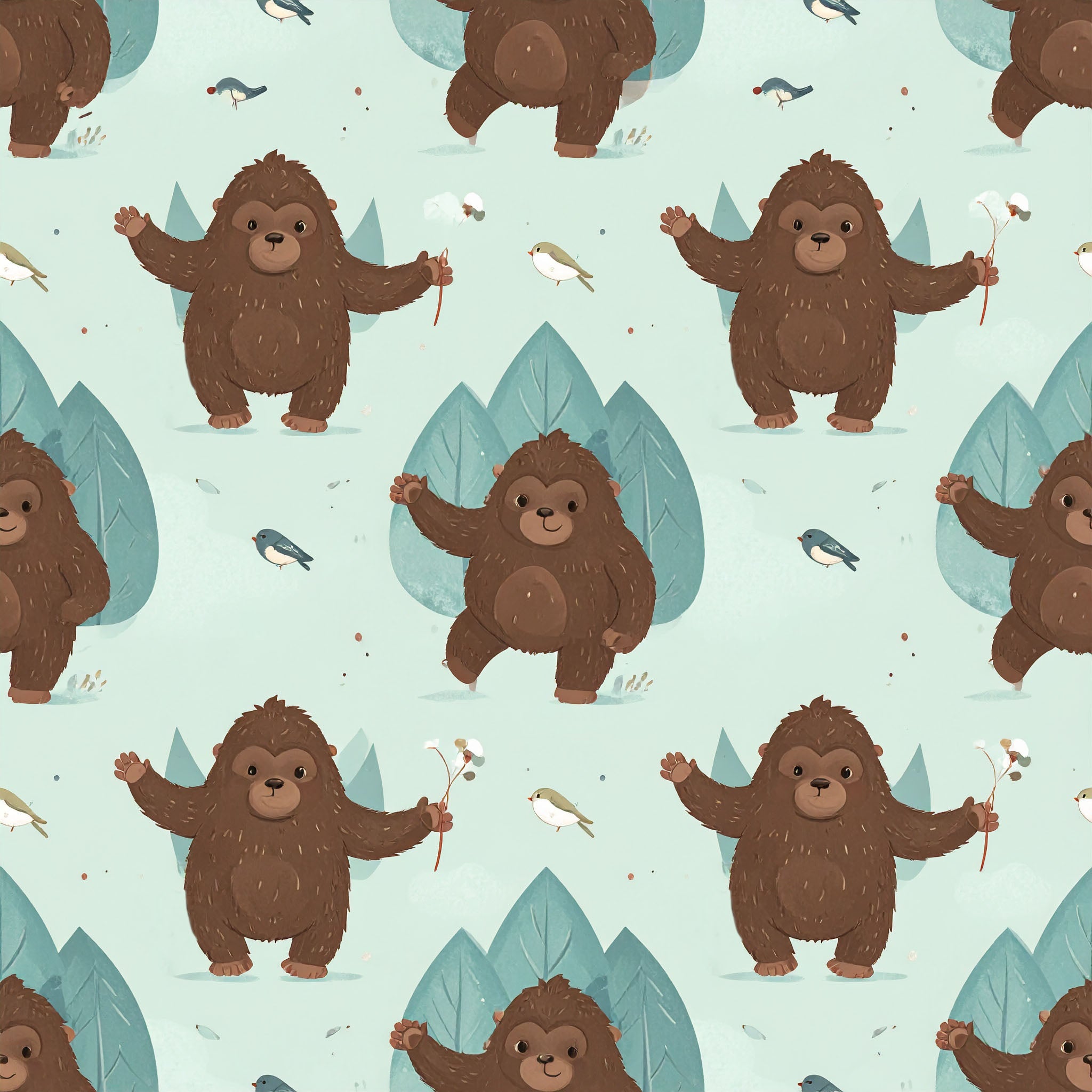 Sasquatch Meadow Path Wallpaper Peel and Stick Wallpaper | Accent Haus