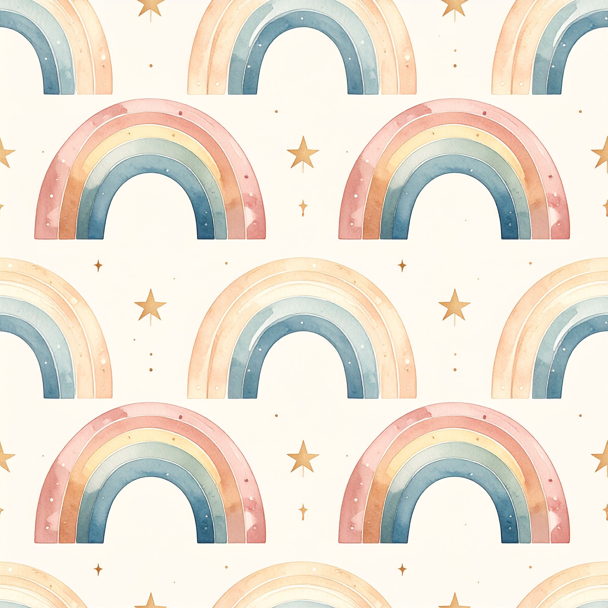 Floating Arc Rainbows Wallpaper
