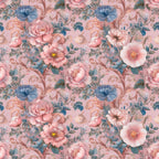 Floral Ornate Baroque Wallpaper