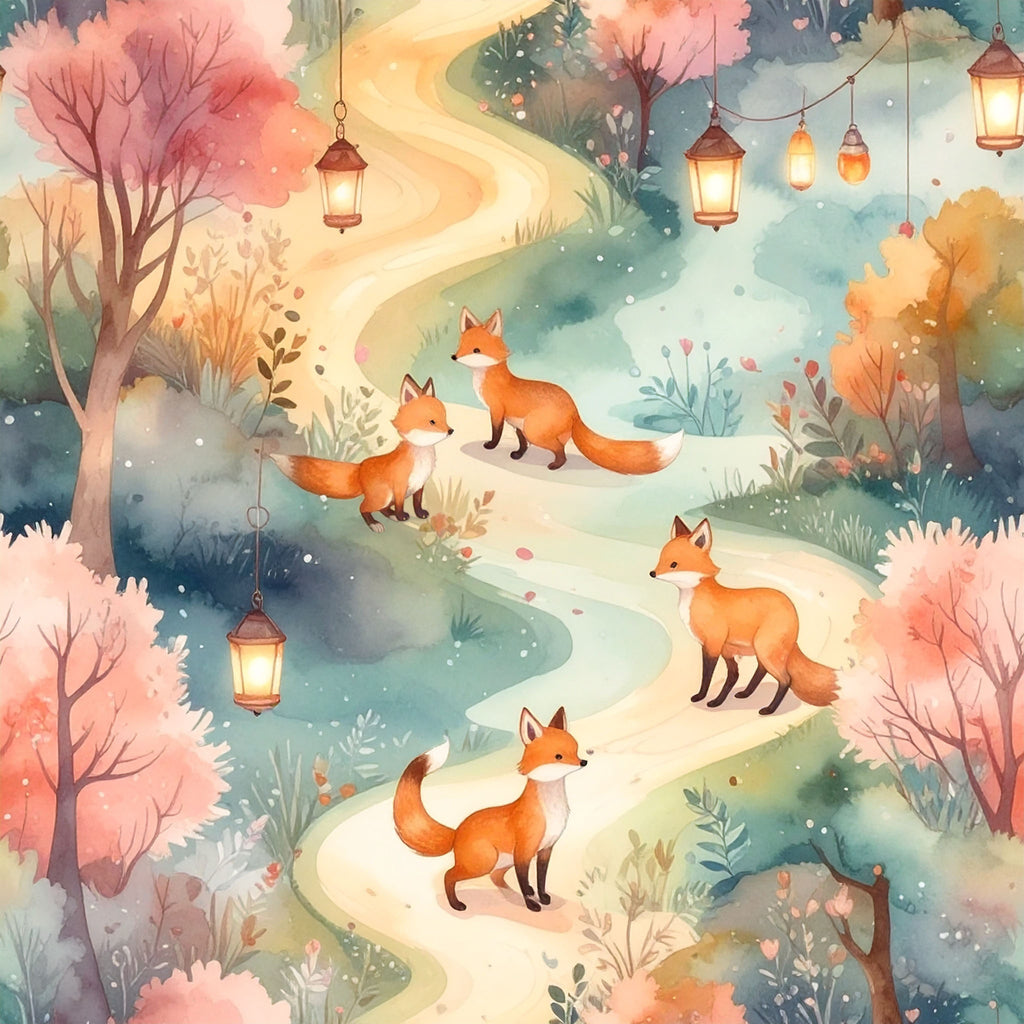 Fox Lantern Festival Wallpaper