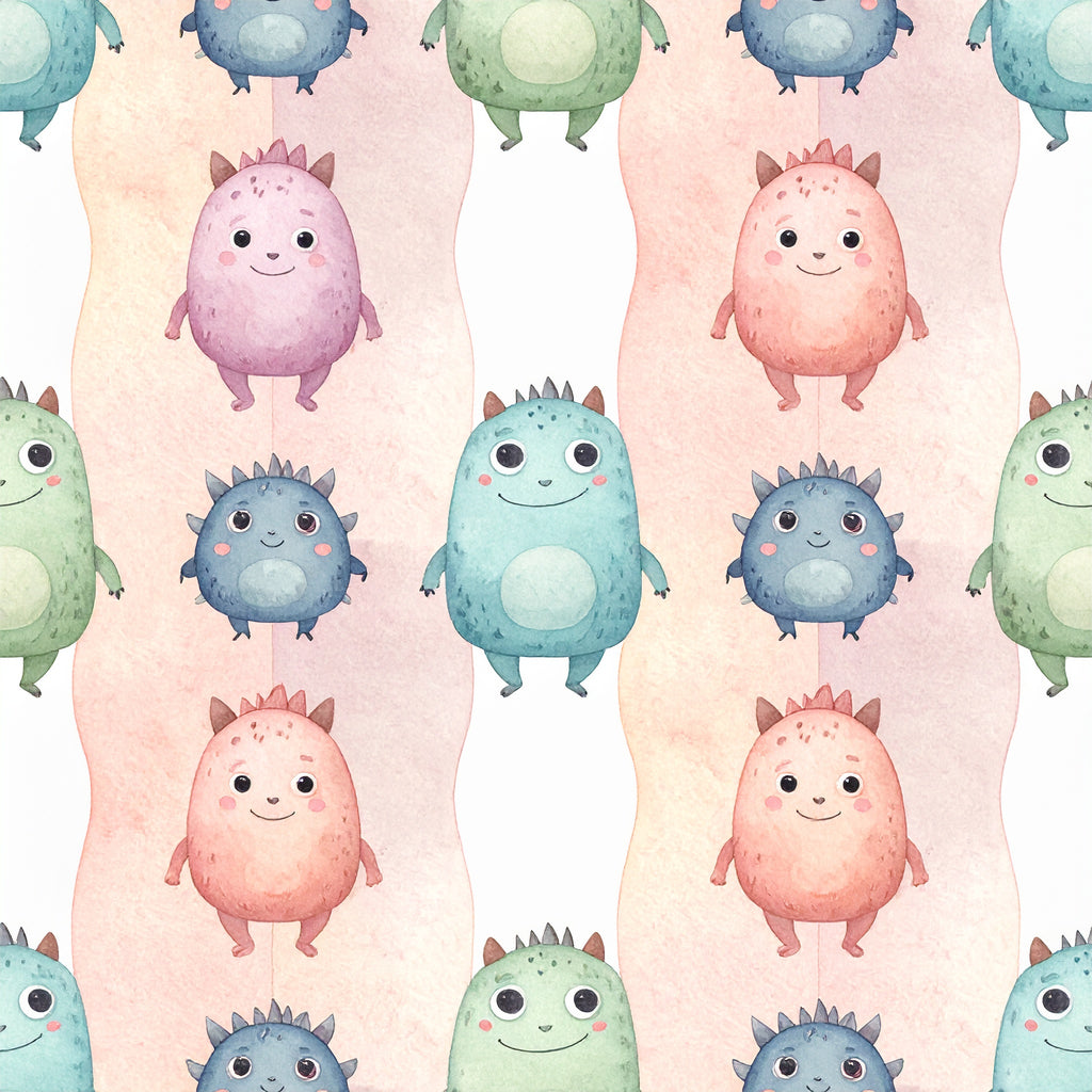 Friendly Monster Parade Wallpaper