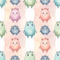Friendly Monster Parade Wallpaper