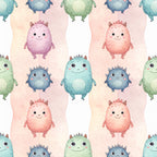 Friendly Monster Parade Wallpaper