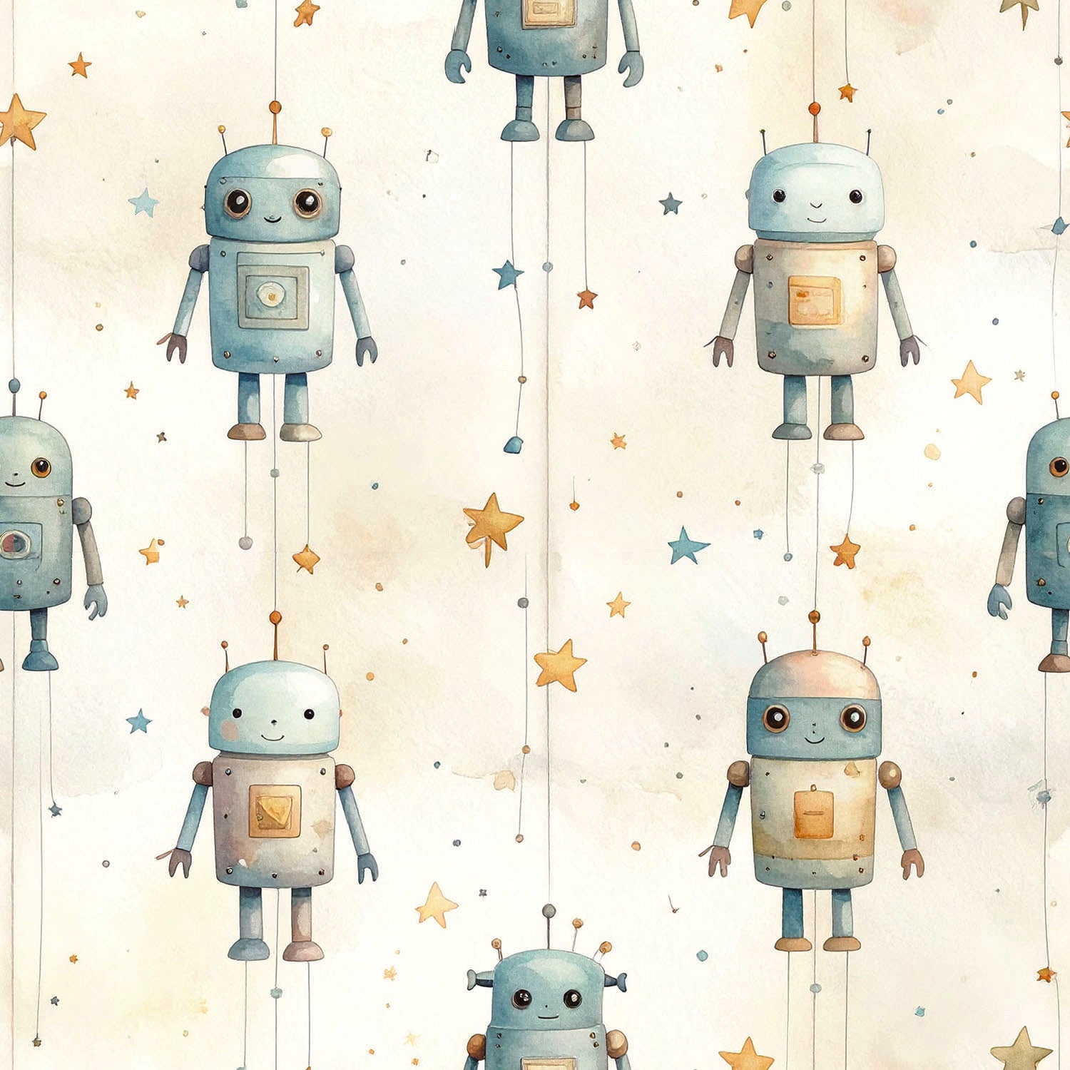 Friendly Robots Wallpaper
