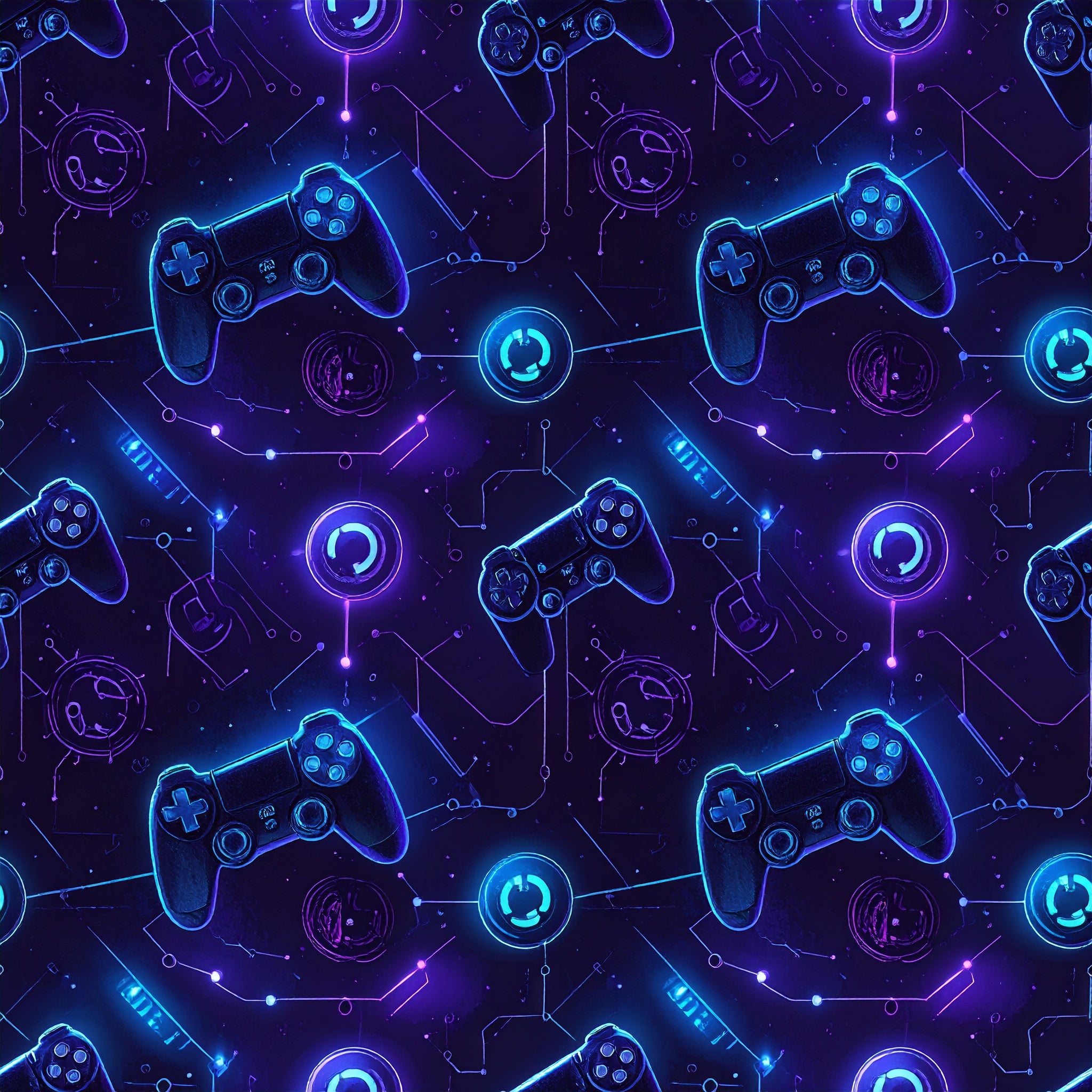 Gamer Energy Circuit Wallpaper