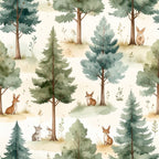 Gentle Woodland Trees Wallpaper