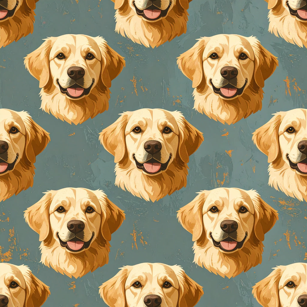 Golden Retriever - Soft Light Harmony Wallpaper