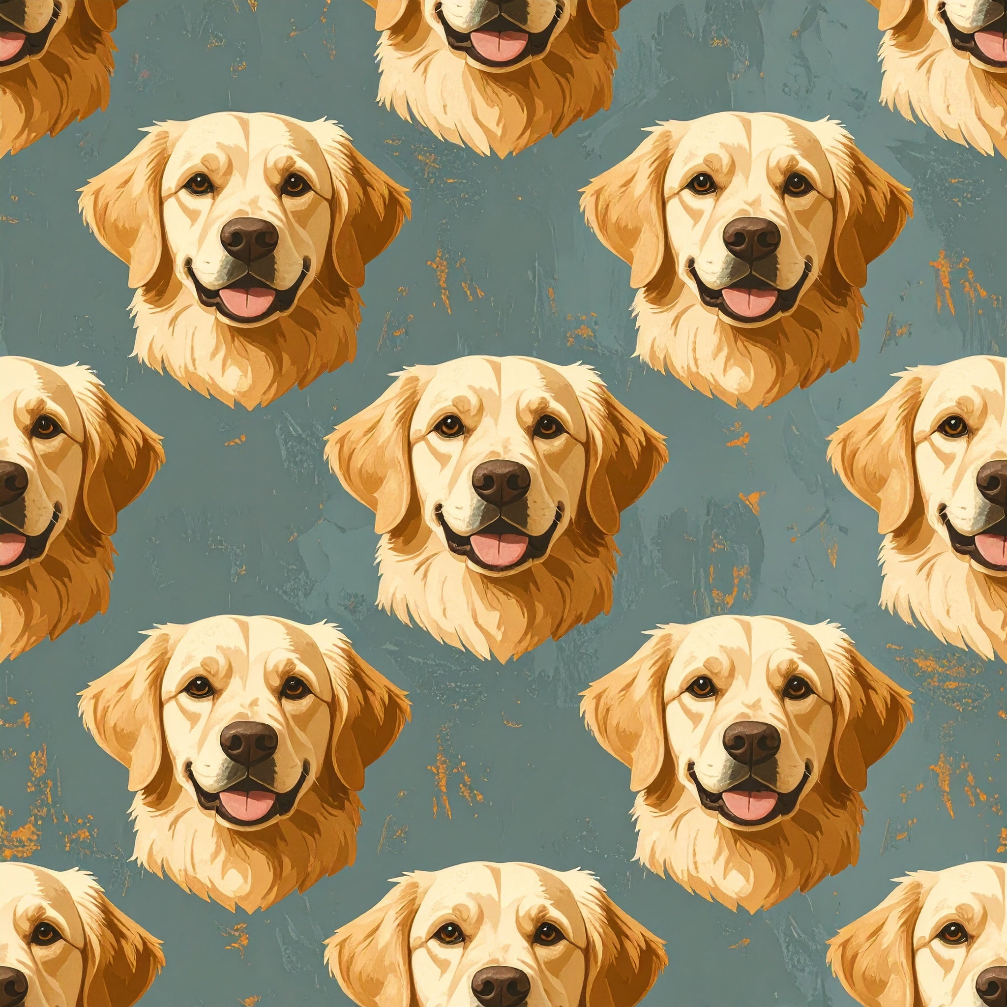 Golden Retriever - Soft Light Harmony Wallpaper