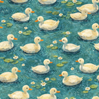 Golden Duckling Drift Wallpaper