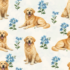 Golden Garden Companions Wallpaper