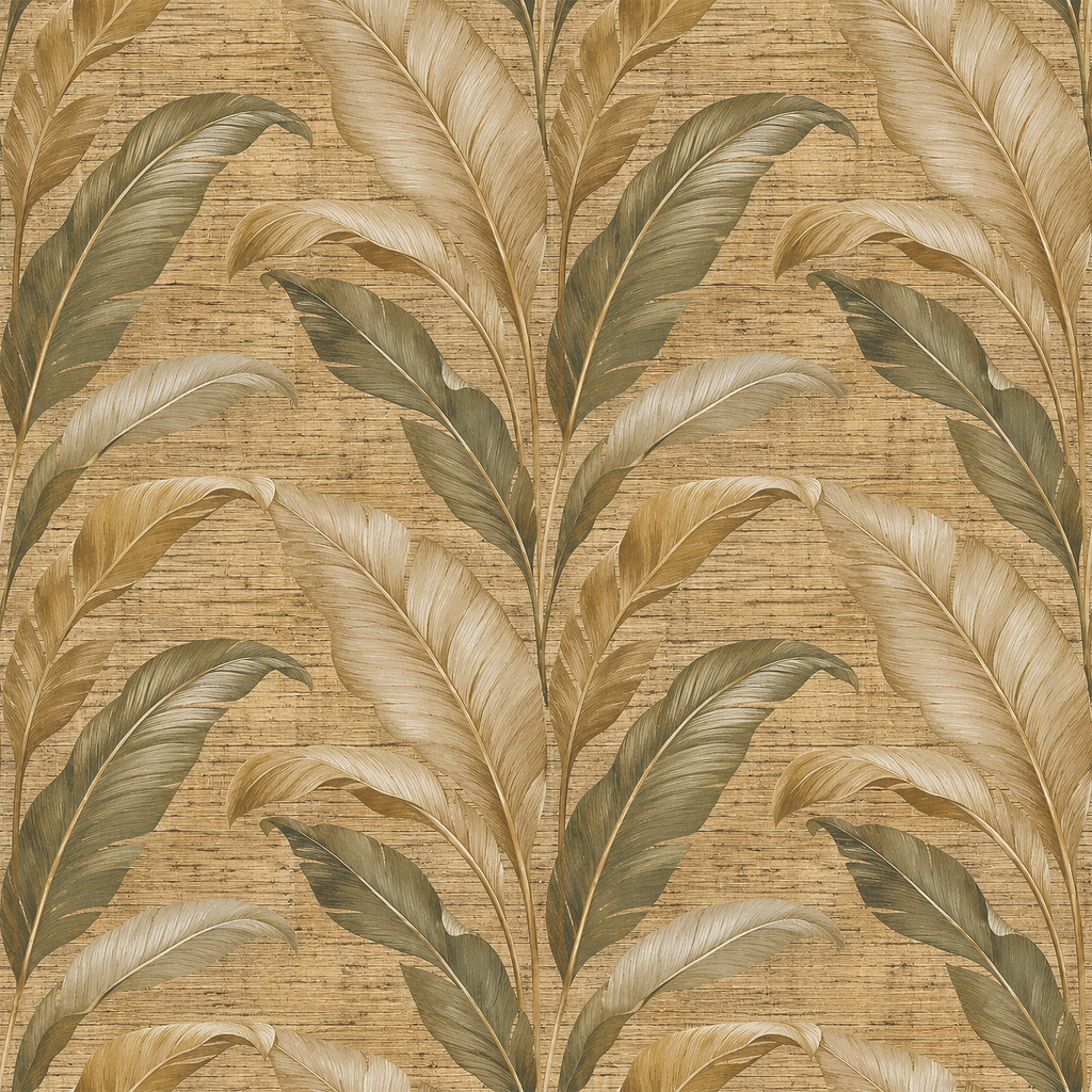 Golden Reed Wallpaper