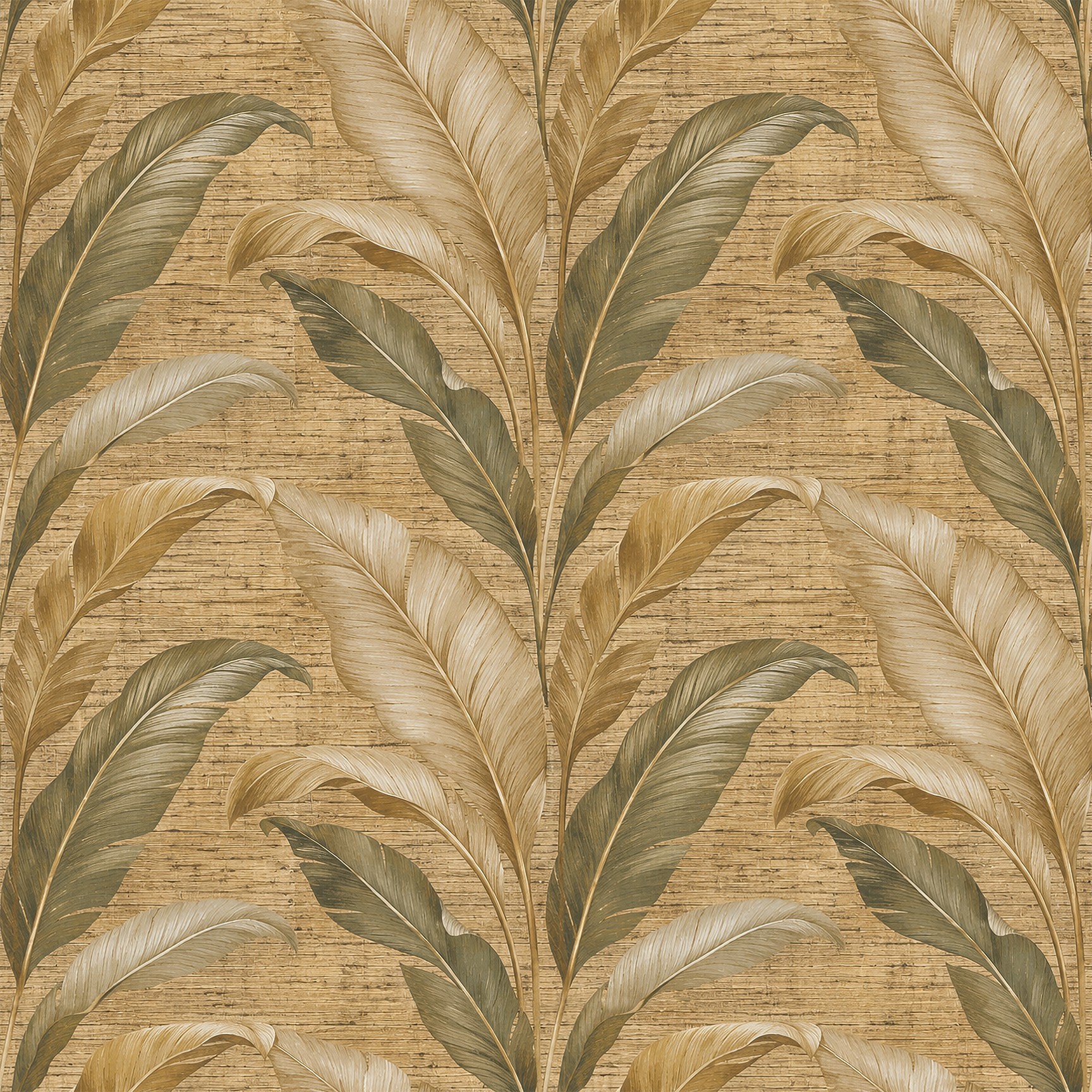 Golden Reed Wallpaper